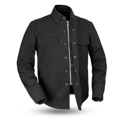 Men's Mercer Canvas Shirt: The Mercer is a true over shirt - crafted from our Heavy Hitter canvas, this shirt could go from d