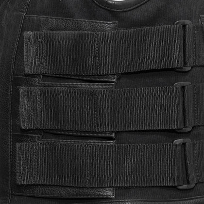 Men's Commando Vest Black: The Commando is a swat style vest crafted in Cowhide
