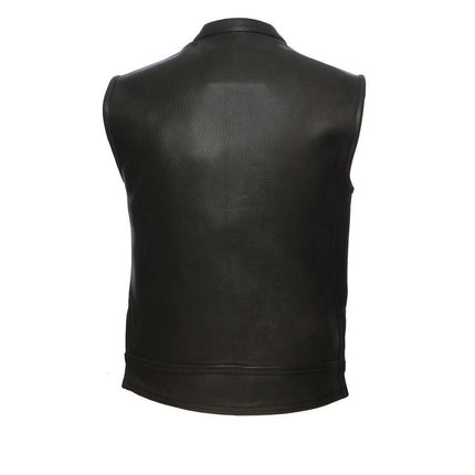 Eagle Leather Men's Rampage Vest - Black - Eagle Leather