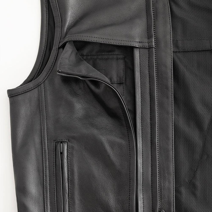 Eagle Leather Men's Rampage Vest - Black - Eagle Leather