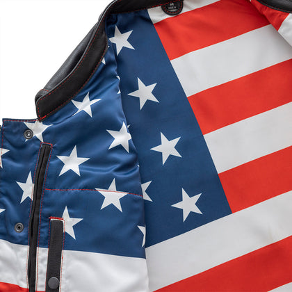 Men's Born Free Vest Red Stitching: Features:

1