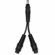 Splitter: Description
The 12" cable splits power to two different items