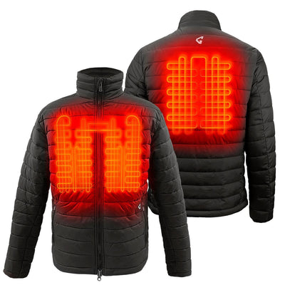 Gerbing Men's 7V Heated Khione Puffer Jacket - Black - Eagle Leather