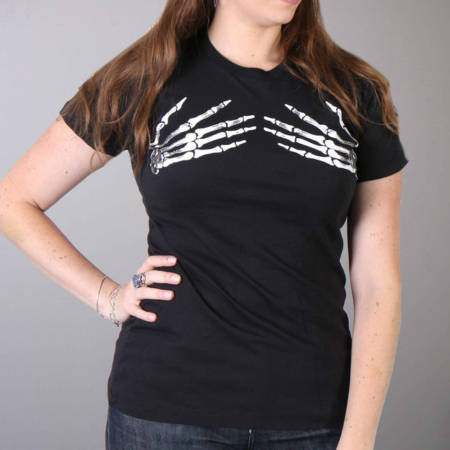 Skeleton Hands T-Shirt - Eagle Leather