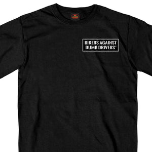 Watch Out Behind Me Shirt: Description
A heavyweight 100% cotton printed t-shirt in the color black with the text "Bikers Aga