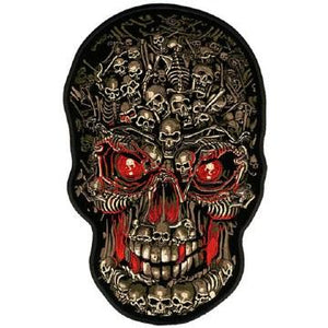 Skull of Skulls Patch: Description
Heat-sealed backing for easy iron-on application