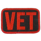 Vets Patch: Heat-sealed backing for easy iron-on application