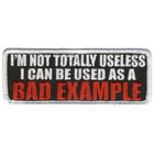 Not Totally Useless Patch 4 Inch: Description
