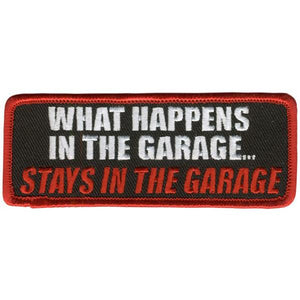 Happens in the Garage Patch: Description
"What Happens In The Garage