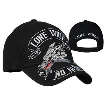 Lone Wolf Ball Cap - Eagle Leather