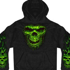 Shredder Skull Sweatshirt: Description
This official black sweatshirt is screen printed with a shredder skull across the neck