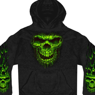 Shredder Skull Sweatshirt - Eagle Leather