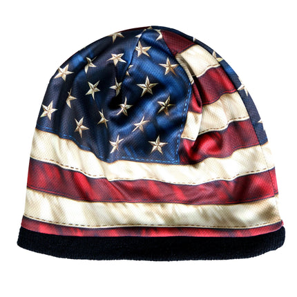 American Flag Beanie