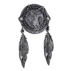 Wolf Dream Catcher Pin: Features:

Wolf Dream Cather Pin
Heavy Pewter Biker Pins
Hand carved pewter pin
