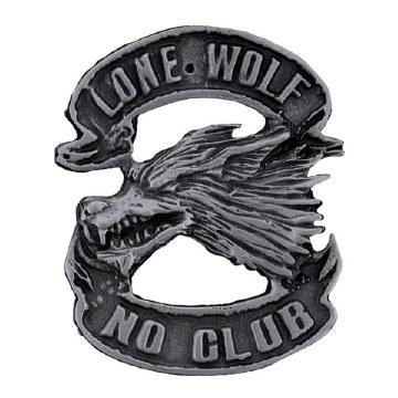 Lone Wolf Pin - Eagle Leather