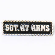 Pewter Pins Sgt. At Arms: Description
All pins are proudly Made In the USA from the best pewter &amp; are always lead free