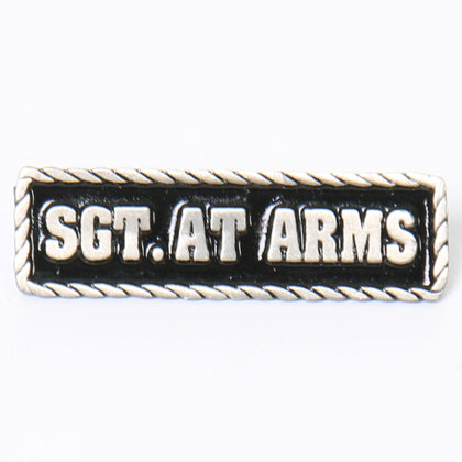 Pewter Pins Sgt. At Arms: Description
All pins are proudly Made In the USA from the best pewter &amp; are always lead free