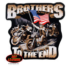 Brothers To The End 5 Inch: Description
All patches feature a heat- sealed backing