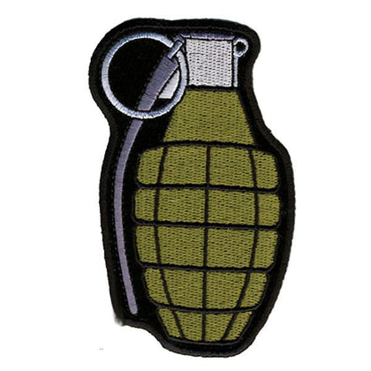 Grenade Patch Olive Green: Description
Hand Grenade 4" Embroidered patch with Heat-sealed backing for easy iron-on applicatio