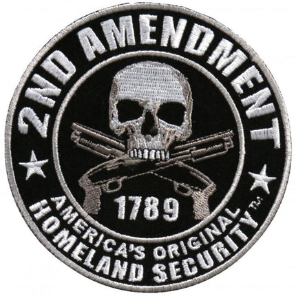 2nd Amendment Patch - Eagle Leather