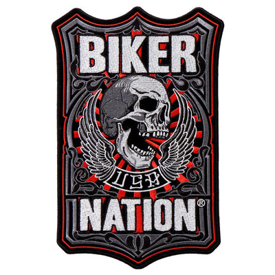 Biker Nation Patch - Eagle Leather