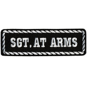 Sgt. At Arms Patch: Description
Sgt