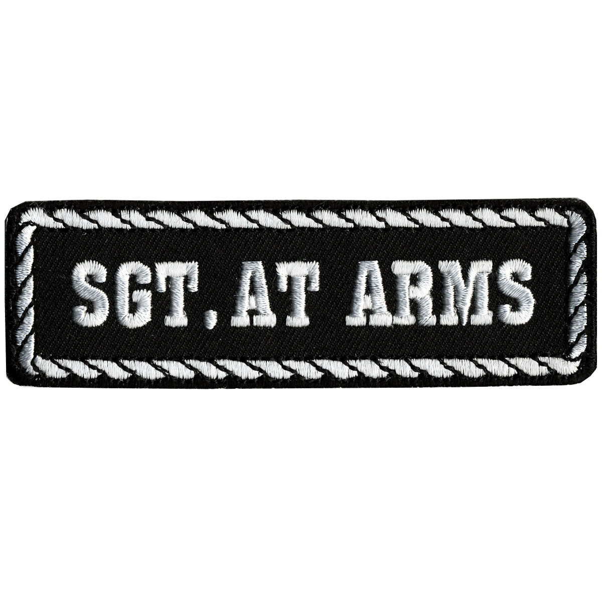 Sgt. At Arms Patch: Description
Sgt