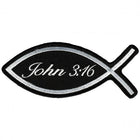 John 3:16 Fish Patch: Description
