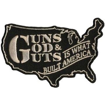 Guns God Guts Patch - Eagle Leather