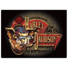 H-D No Boundaries Hog Sign: H-D No Boundaries Hog Sign