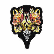 Patch Mirrored Devils 4 Inch x 3 Inch: Features:

Size: 4" x 3"
Material: Polyester, Rayon
Care: Machine washable can be iron