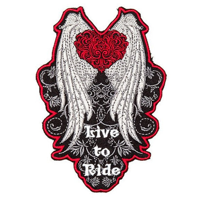 Patch Live To Ride 4 Inch x 5.75 Inch: Features:

Size: 4" x 5