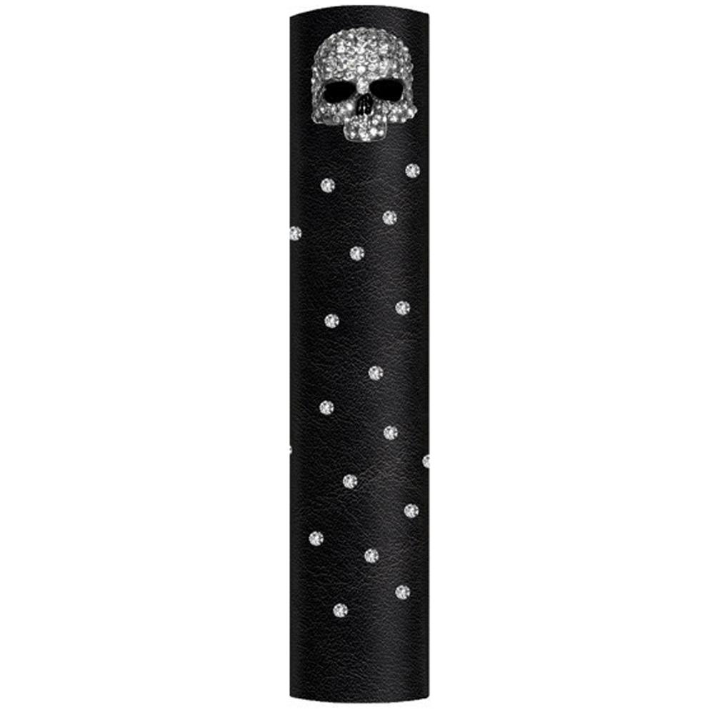 8" Skull & Rhinestones: All Hair Gloves® come in snaps for easy use with elastic band and hook for non-slip security