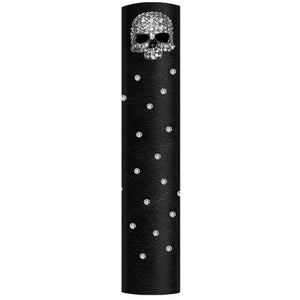 8" Skull & Rhinestones: All Hair Gloves® come in snaps for easy use with elastic band and hook for non-slip security