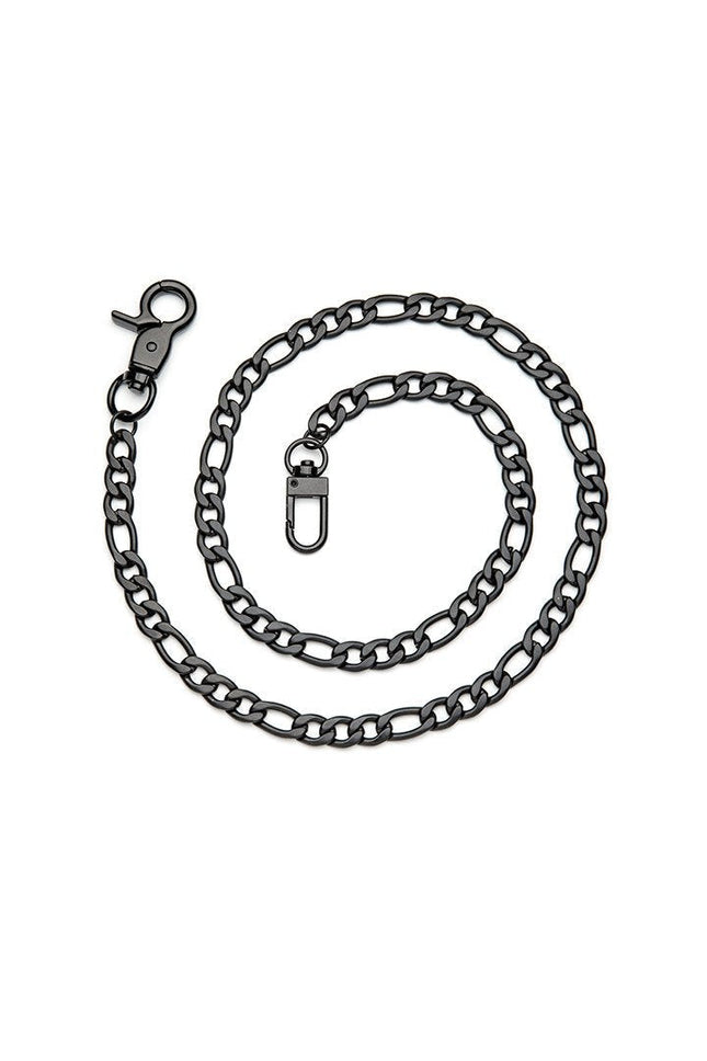 28" Herringbone Black Chain - Eagle leather