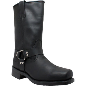 Men's Harness Boot 1442: Features:

13" Black Heavy Duty Full Grain Oiled Leather Upper
Neoprene Oil-Resistant Sole &amp; Hee