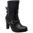Ladies 3 Buckle Boot: 𝐌𝐎𝐓𝐎𝐑𝐂𝐘𝐂𝐋𝐄 𝐋𝐈𝐅𝐄: Advanced technologically biker boots emphasizing durability; Quality meets fashion, wh