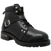 Men's Zip Short Boot: Features:

Plain Soft Toe
Goodyear Welt Construction