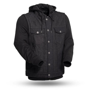 Men's Rook Vest W/Hoodie: Features:

Men's Concealed Carry Denim Vest With Hood
20 oz