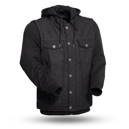 Men's Rook Vest W/Hoodie: Features:

Men's Concealed Carry Denim Vest With Hood
20 oz