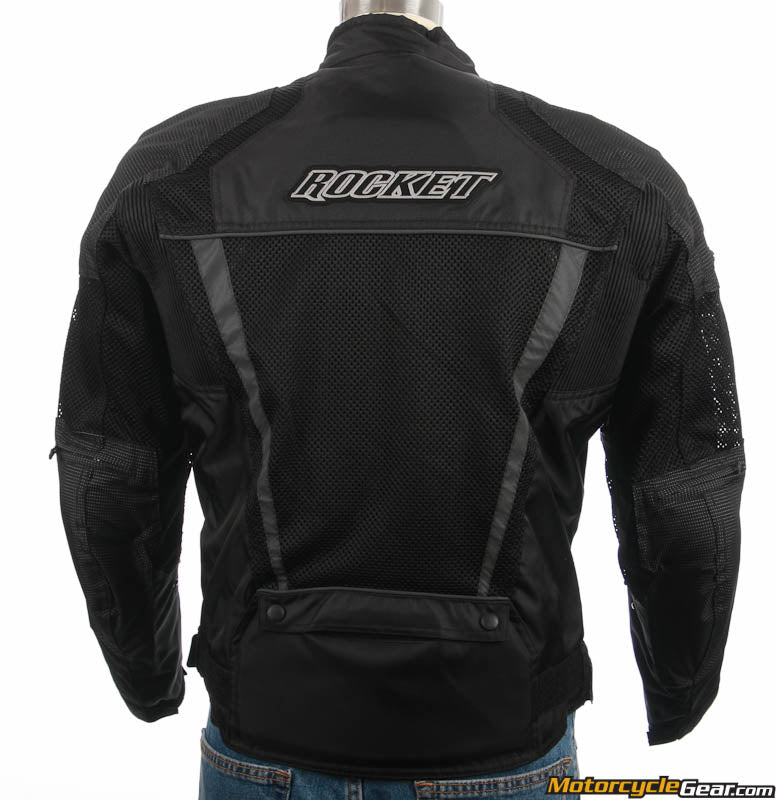 Phoenix Ion Jkt Black: Cooling FreeAir™ mesh shell torso, back and arms

Two stage waterproof (full sleeve) and insulated zip