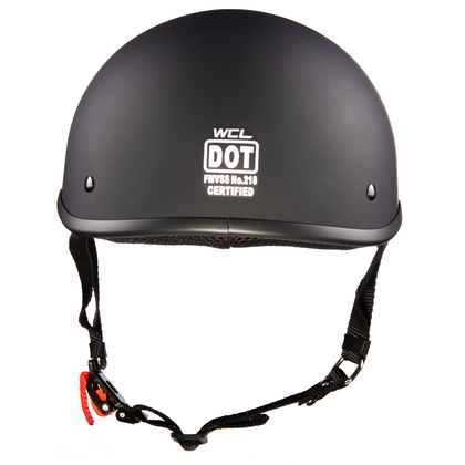 Beanie Helmet Solid: Description
All of our motorcycle helmets are FMVSS 571