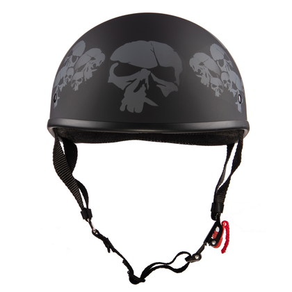 Beanie Helmet Graphic: Description
All of our motorcycle helmets are FMVSS 571