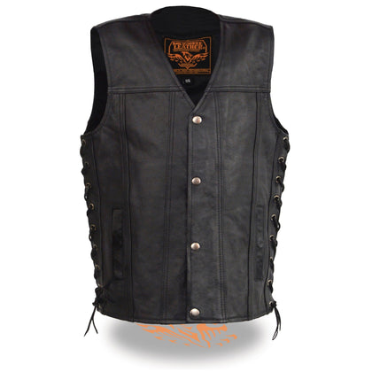 Youth Sized Side Laced Vest: Features:

Youth Sized Side Laced Vest
Soft Subtle Leather 1