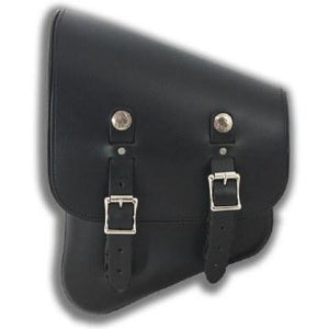 Leather Works Chopper Bag Left Side 312L: The 312 is a bag specifically designed to fit custom bikes and choppers
