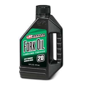 Maxima Fork Oil 16 Oz: Mineral based fork oil designed for cartridge and standard-type forks