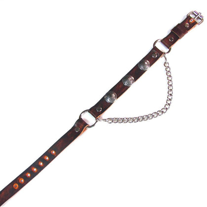 Boot Straps Indian Head NIckle Brown: Features:
3 Indian Head Nickel Conchos
Adjustable strap
Sold in a pair (Price is for pa