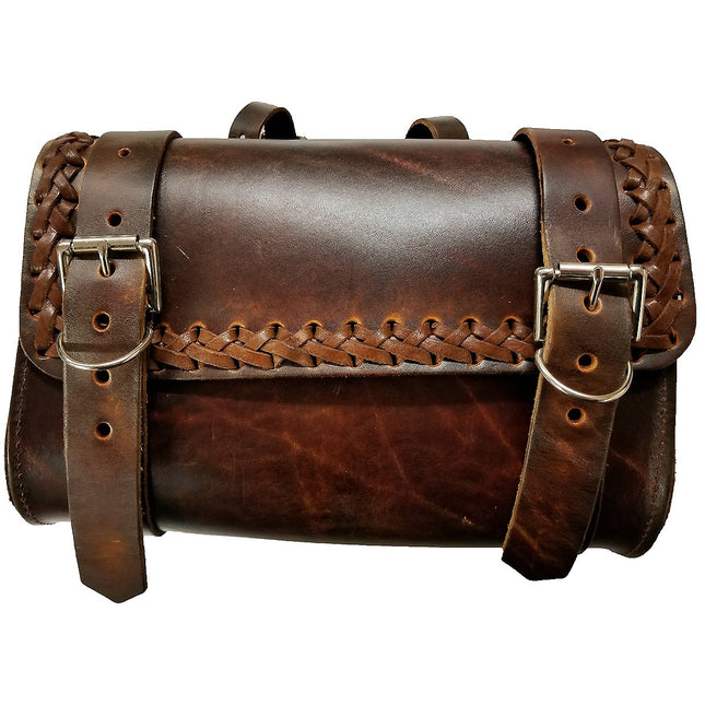Laced Tool Bag Antique Finish: Features:

Tool Bag with Antiqued Finish and Lacing Accent