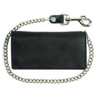 Bi-Fold Chain Wallet Black Black: Features:

12