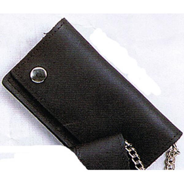 USA-Made BW410-23 Oil-Tanned Biker Wallet Black: Description
6
